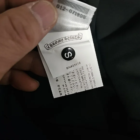 Chrome Hearts Black Tee with Red and White Design - Picture 7 of 16